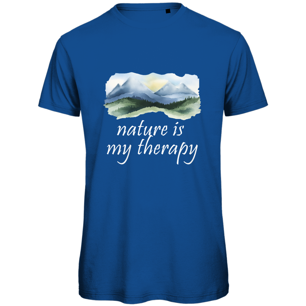 Premium organic men's T-shirt therapy