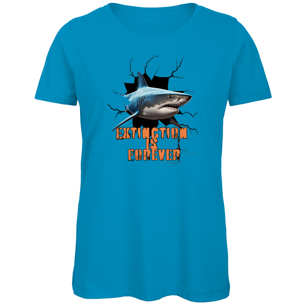 Premium Bio Damen T-Shirt shark