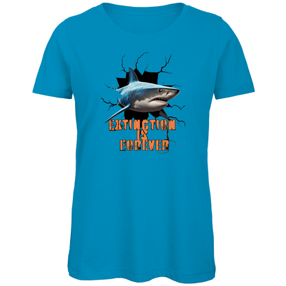 Premium Bio Damen T-Shirt shark