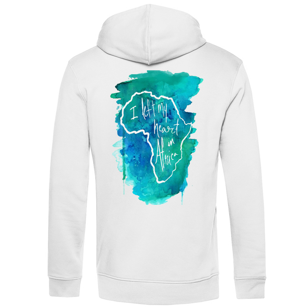 Bio Premium Herren Hoodie africa blue