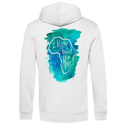 Bio Premium Herren Hoodie africa blue