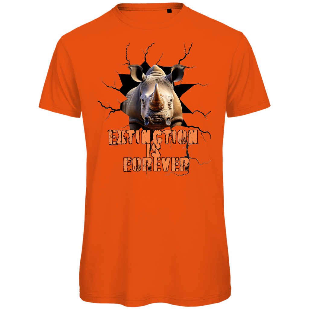 Premium organic men's T-shirt rhino