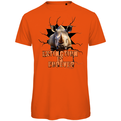 Premium organic men's T-shirt rhino