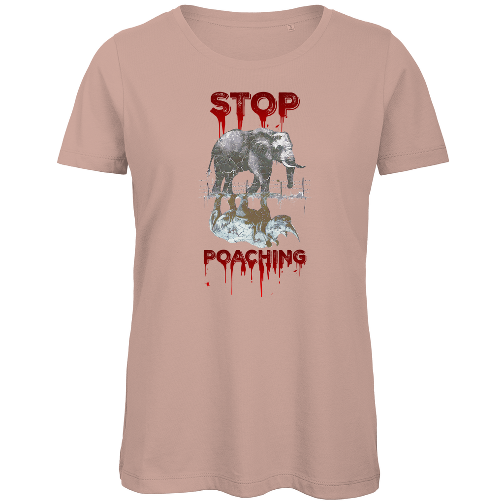 Premium Bio Damen T-Shirt stop poaching