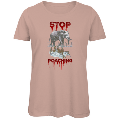 Premium Bio Damen T-Shirt stop poaching