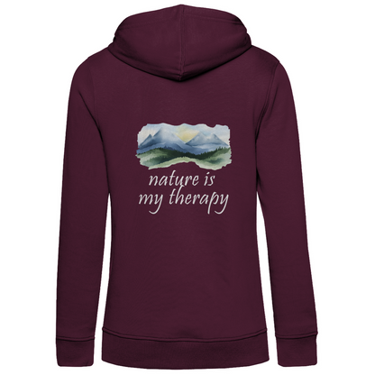 Bio Premium Damen Hoodie therapy