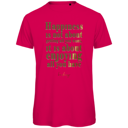 T-shirt bio premium homme bonheur