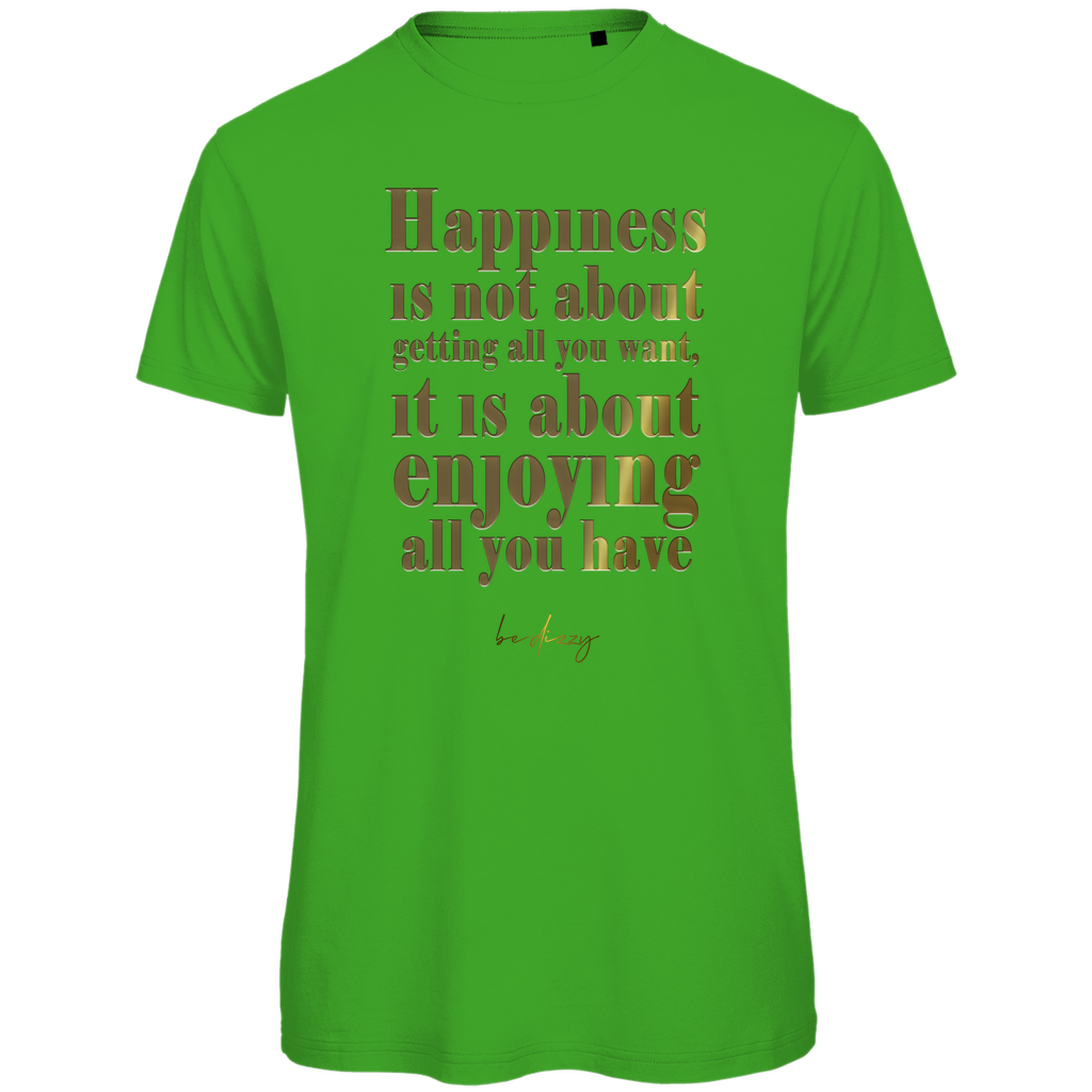 T-shirt bio premium homme bonheur