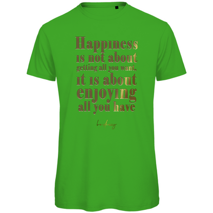 T-shirt bio premium homme bonheur