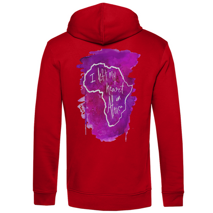 Bio Premium Herren Hoodie africa pink
