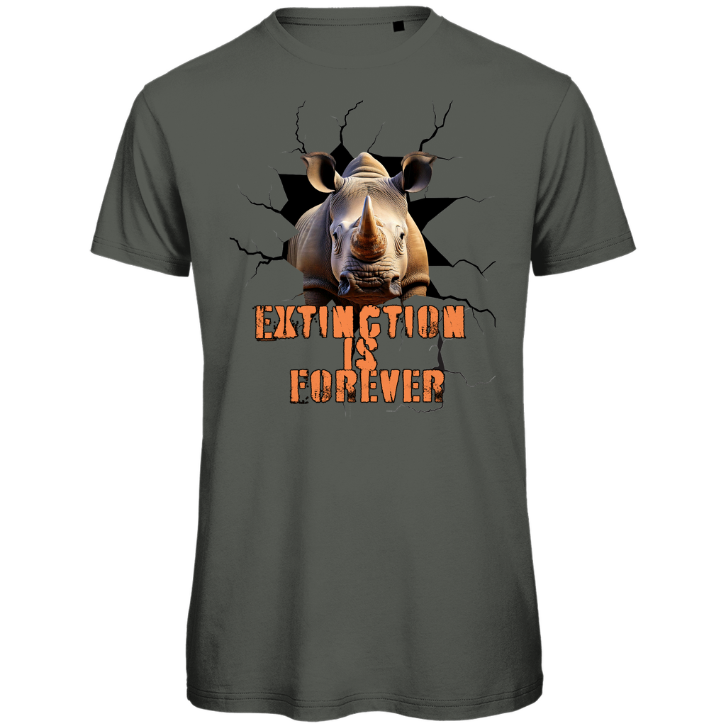 Premium organic men's T-shirt rhino