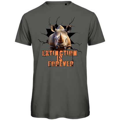 Premium organic men's T-shirt rhino
