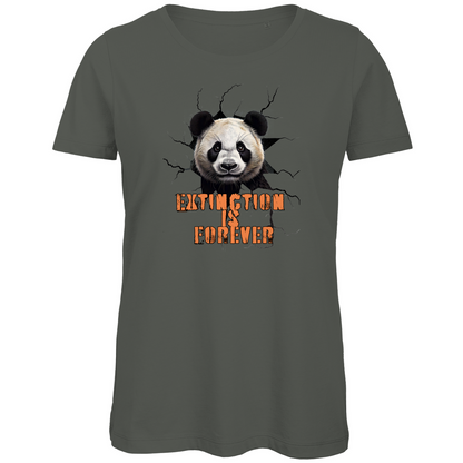 Premium Bio Damen T-Shirt panda