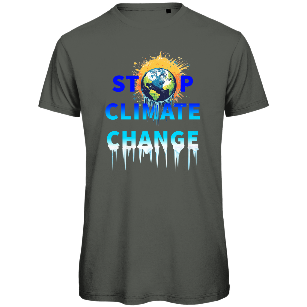 T-shirt bio premium homme changement climatique