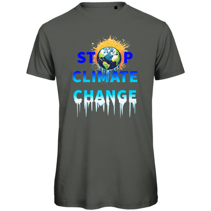 T-shirt bio premium homme changement climatique