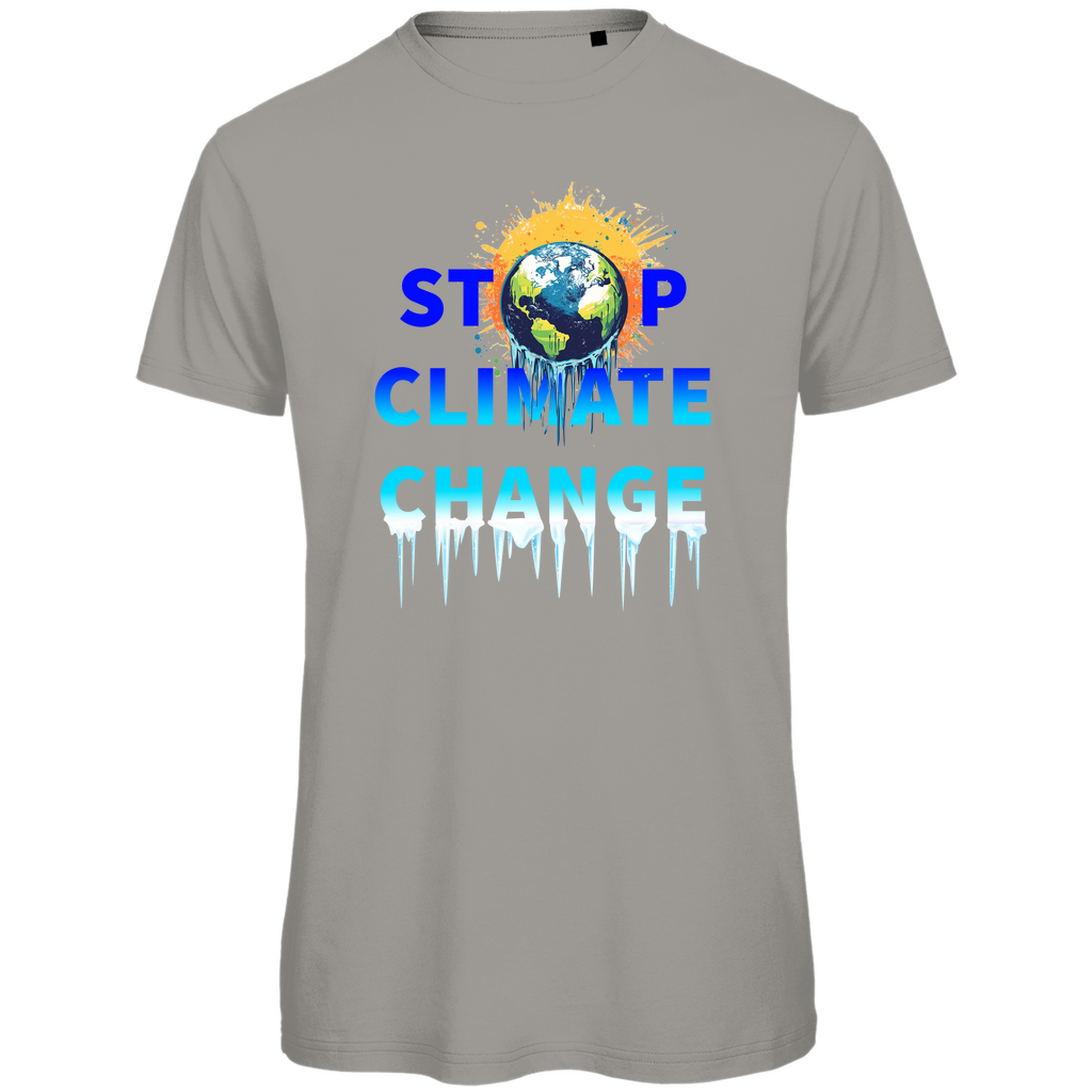 T-shirt bio premium homme changement climatique