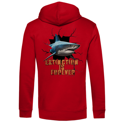 Bio Premium Herren Hoodie shark