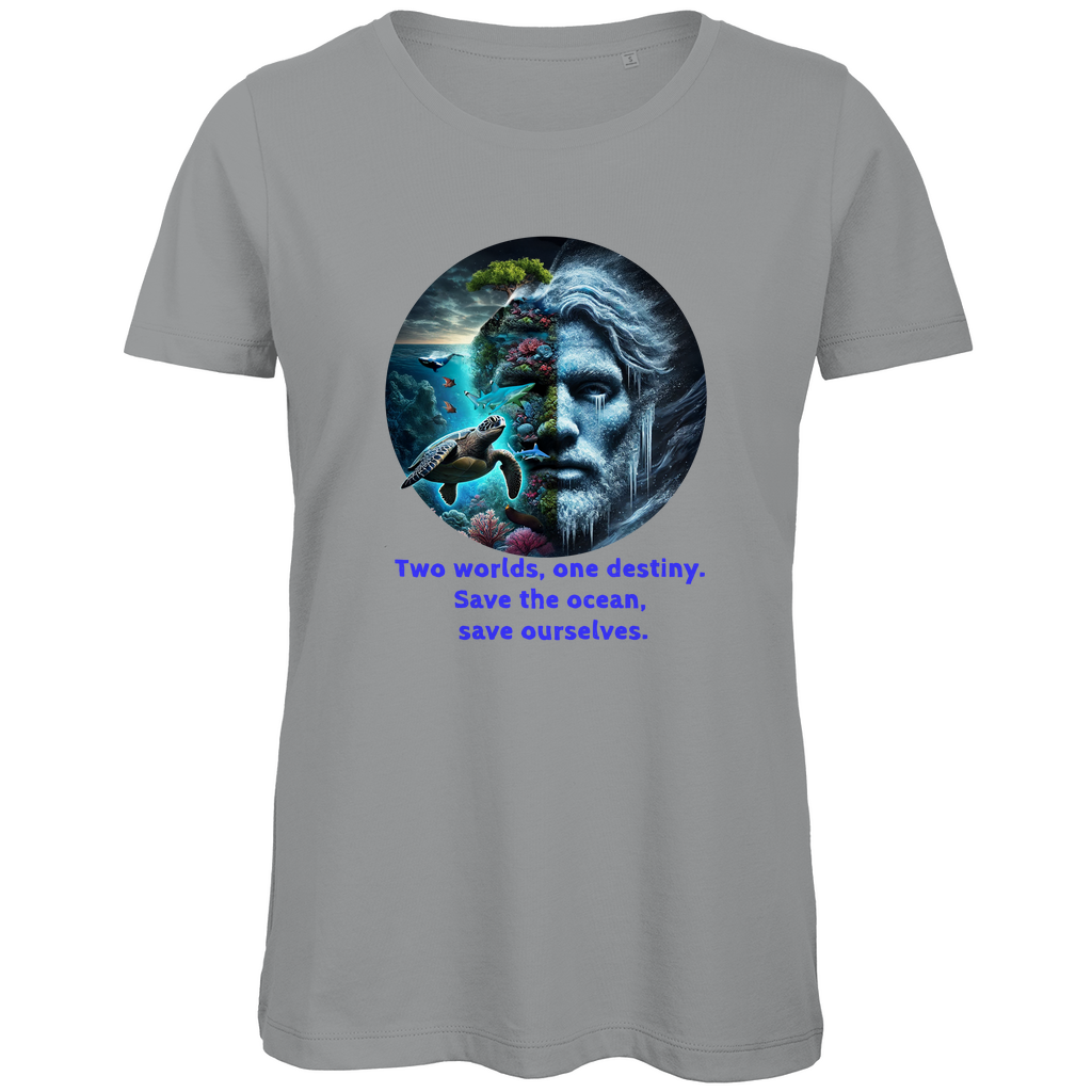 Premium Bio Damen T-Shirt ocean