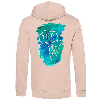 Bio Premium Herren Hoodie africa blue