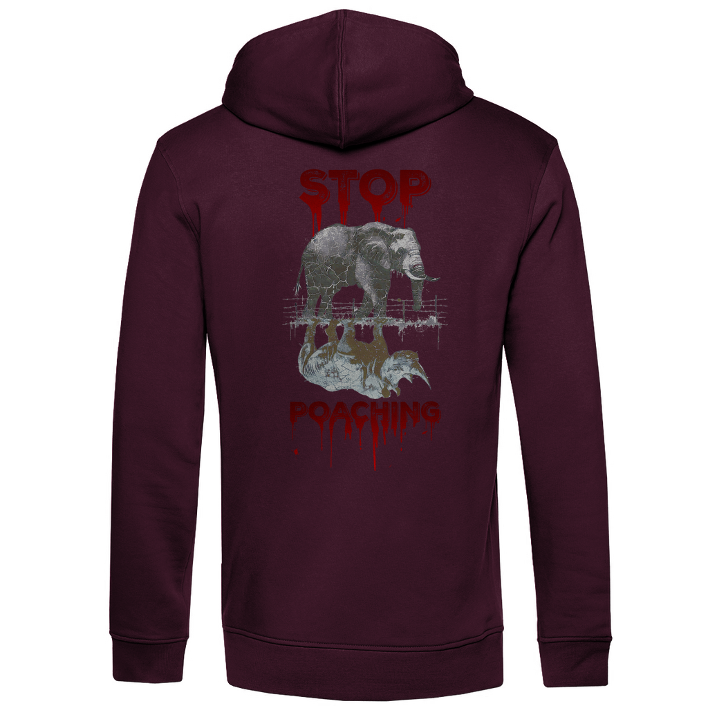 Bio Premium Herren Hoodie stop poaching