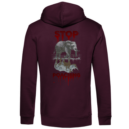 Bio Premium Herren Hoodie stop poaching