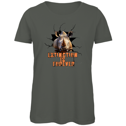 Premium Bio Damen T-Shirt rhino