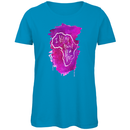 Premium Bio Damen T-Shirt africa pink