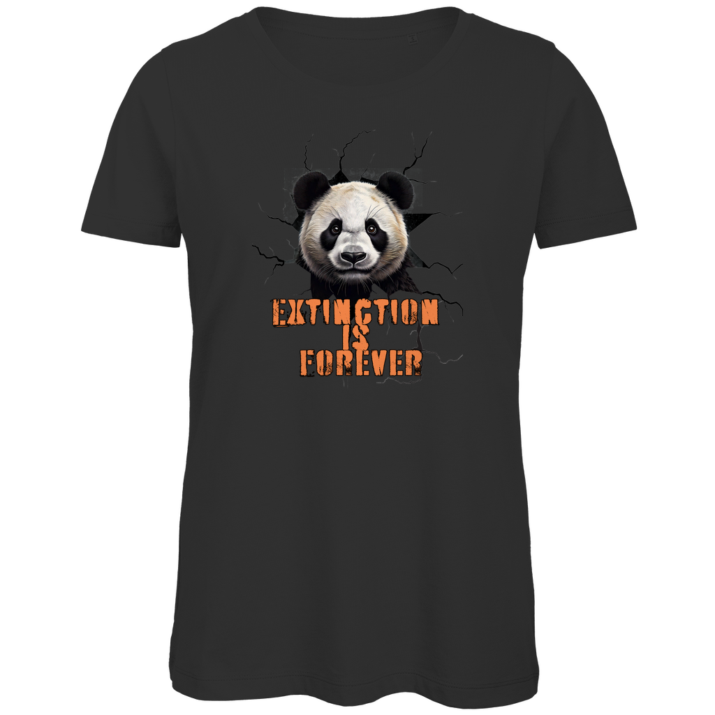 Premium Bio Damen T-Shirt panda