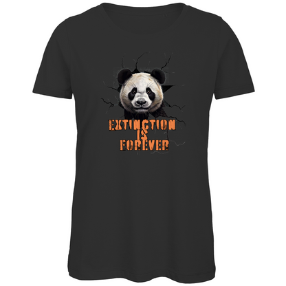 Premium Bio Damen T-Shirt panda