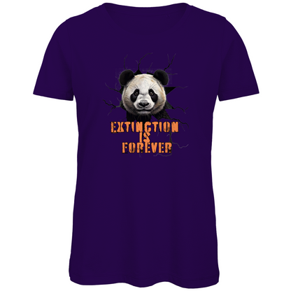 Premium Bio Damen T-Shirt panda