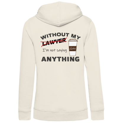 Bio Premium Damen Hoodie coffee