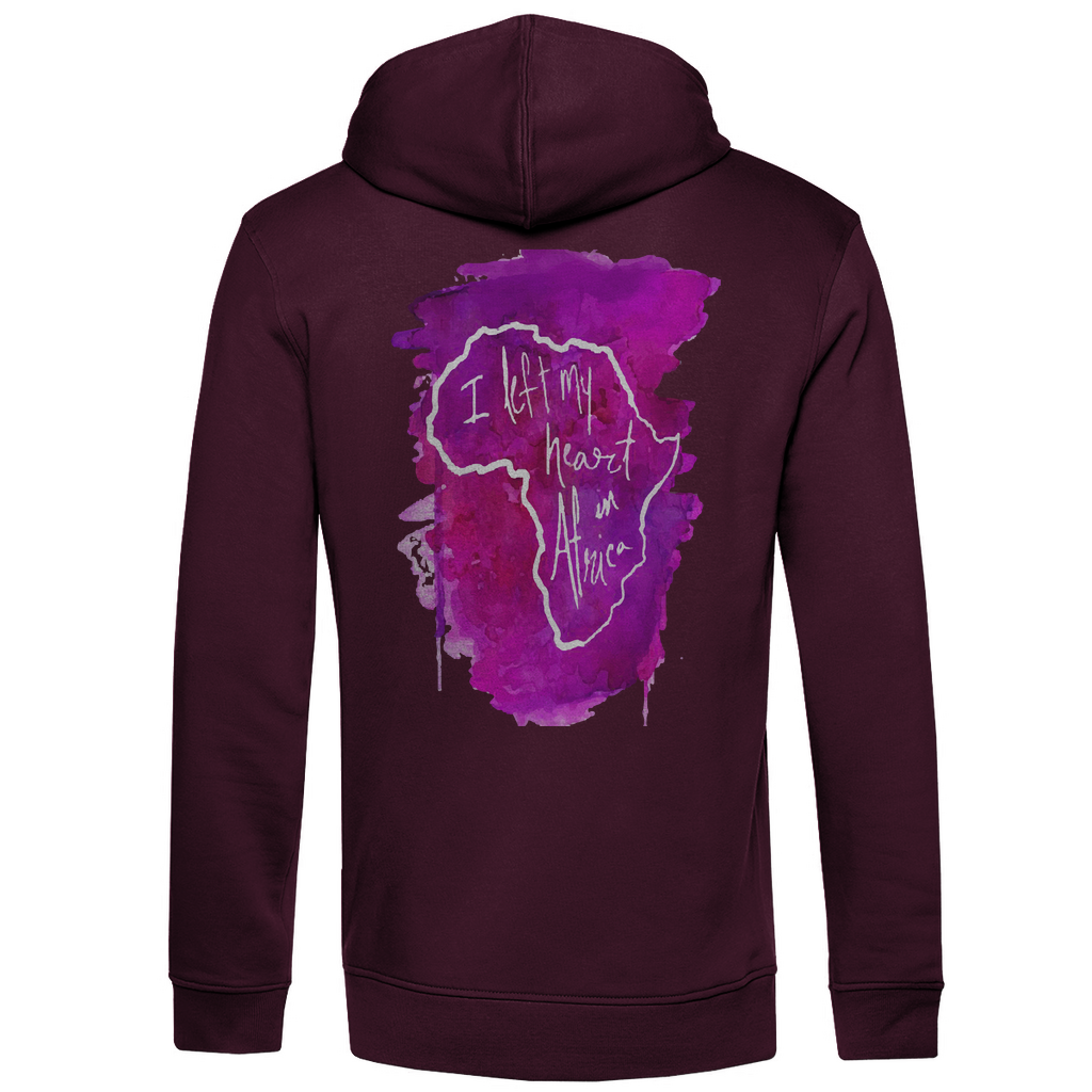 Bio Premium Herren Hoodie africa pink