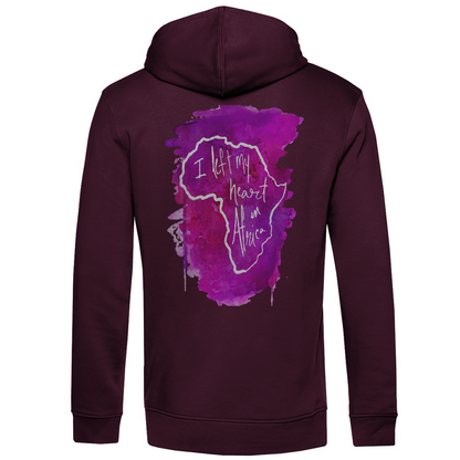 Bio Premium Herren Hoodie africa pink