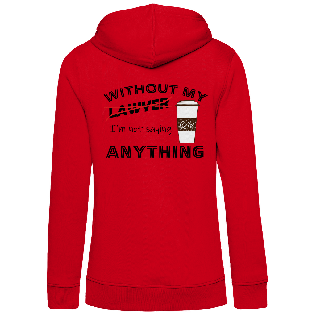 Bio Premium Damen Hoodie coffee