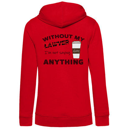 Bio Premium Damen Hoodie coffee