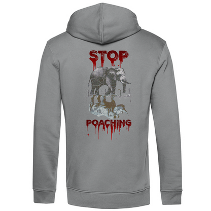 Bio Premium Herren Hoodie stop poaching