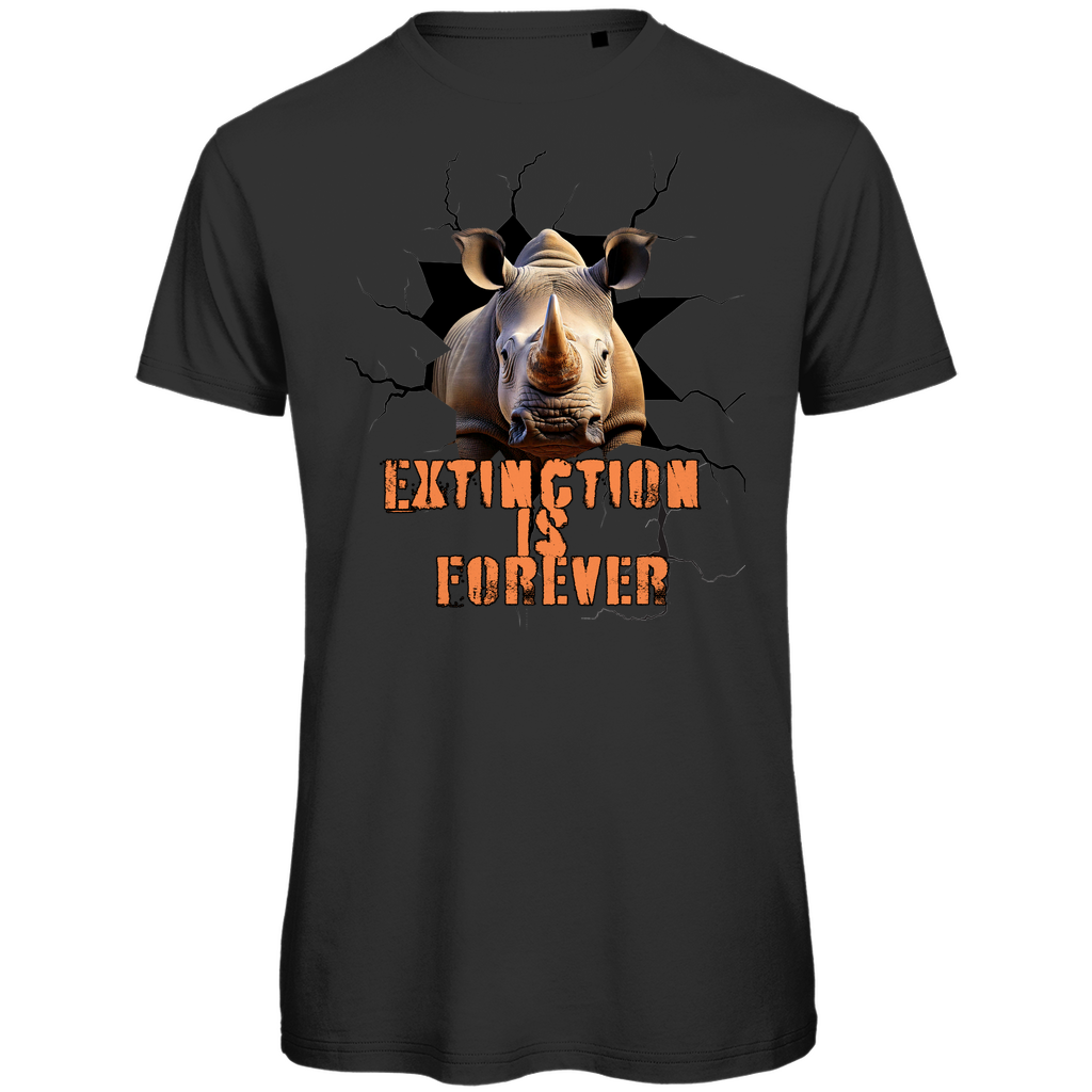 Premium organic men's T-shirt rhino