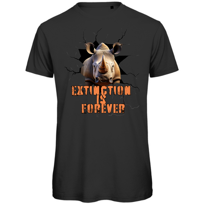 Premium organic men's T-shirt rhino