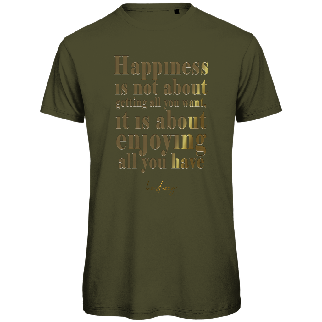 T-shirt bio premium homme bonheur