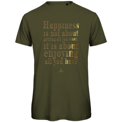 T-shirt bio premium homme bonheur