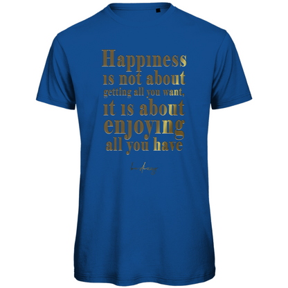 T-shirt bio premium homme bonheur